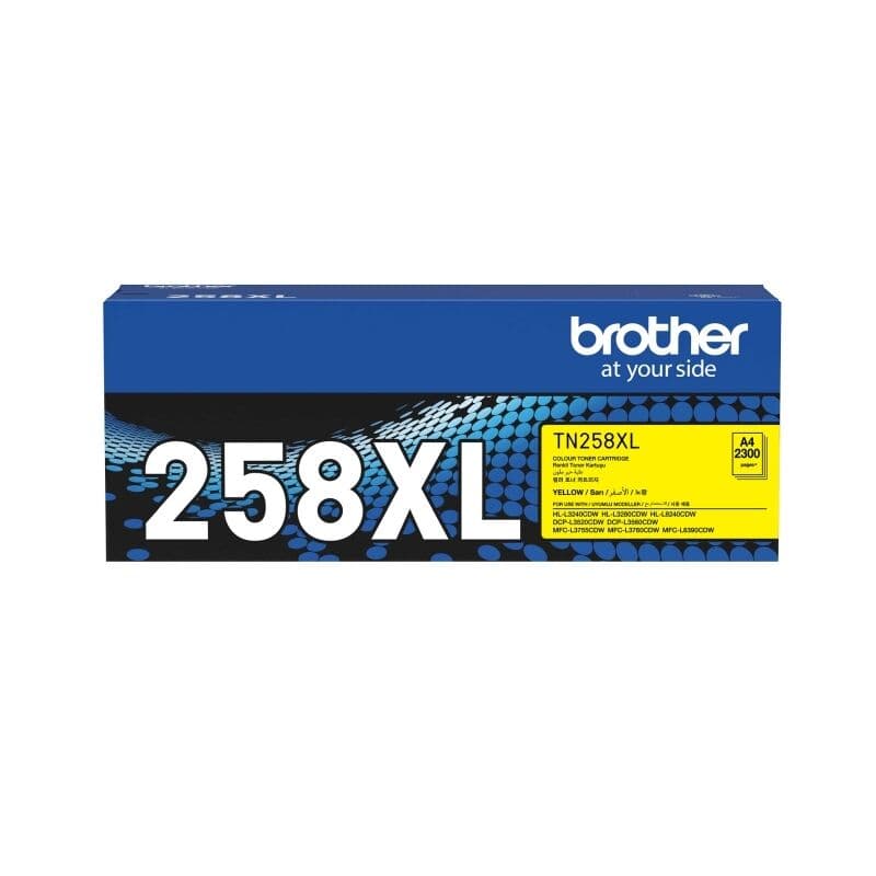 Complete Colour Set — Compatible Brother TN258XL (4 Cartridges) by White Box — Buy at FetchInk Australia
