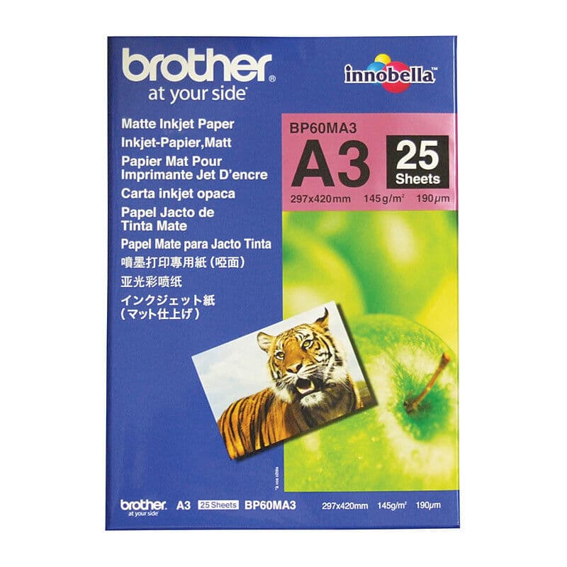Brother BP60MA3 Matte Paper by Brother — Buy at FetchInk Australia