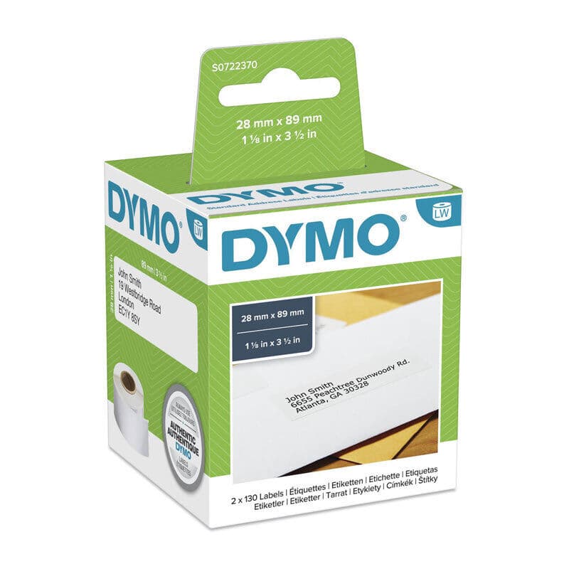 Dymo LW AddressLab 28mm x 89mm, Dymo, at FetchInk Australia