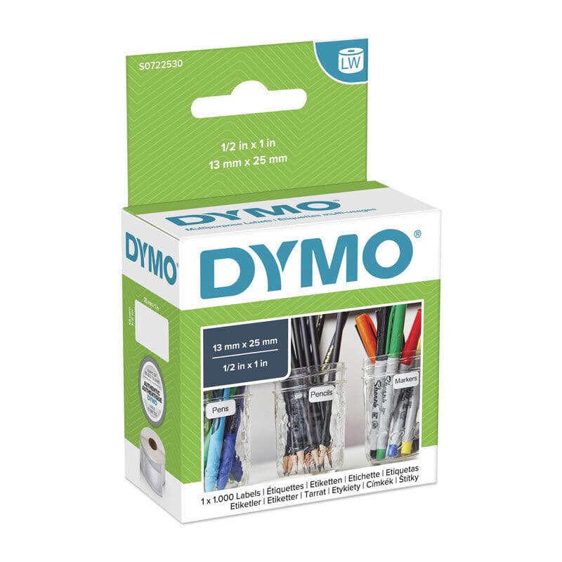 Dymo LW MultiLabel 13mm x 25mm, Dymo, at FetchInk Australia