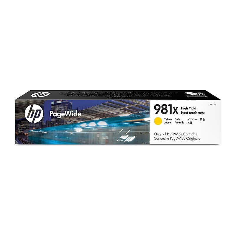 HP #981X Yellow Ink Cartridge L0R11A