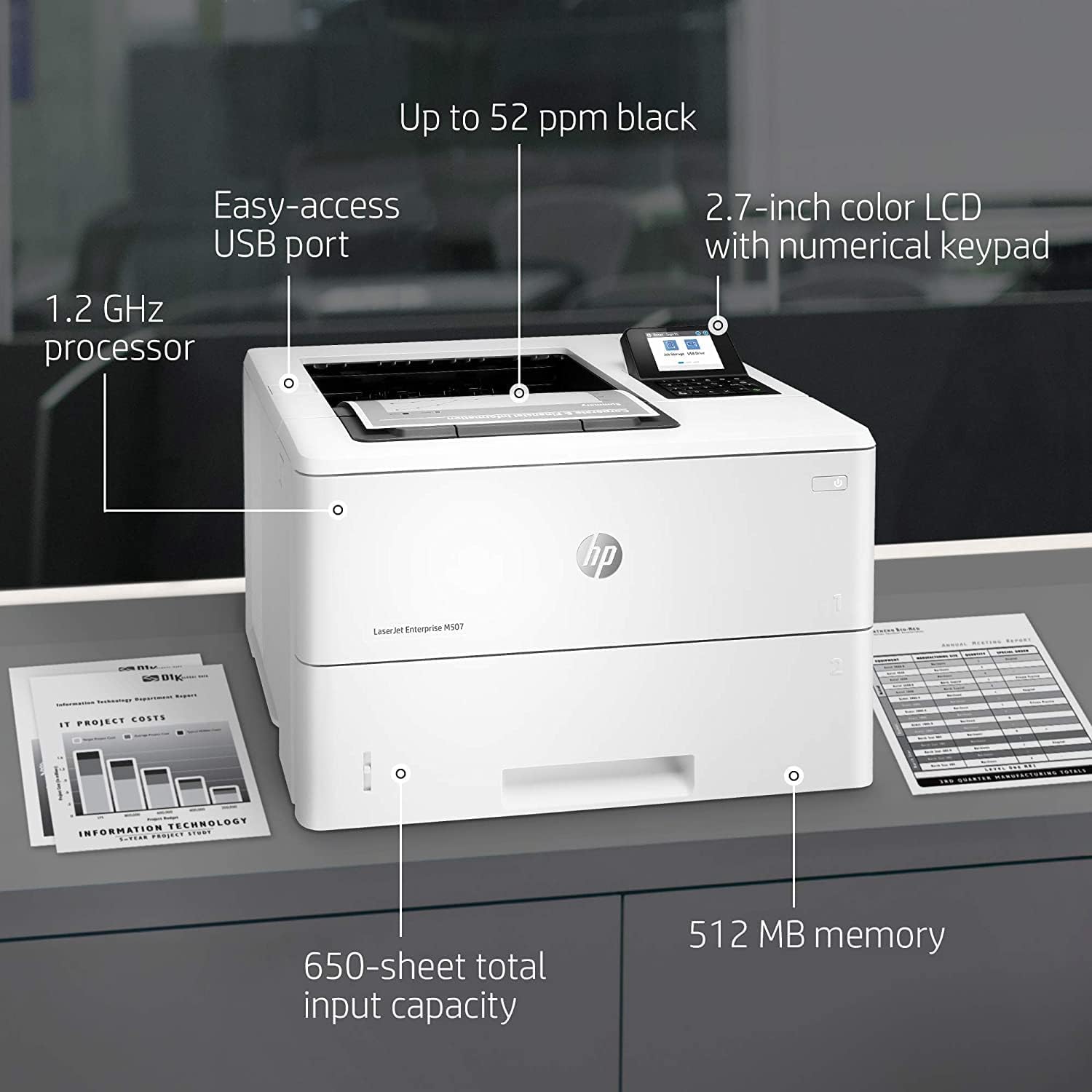 HP Color LaserJet Pro MFP M283cdw printer — compatible cartridges at FetchInk