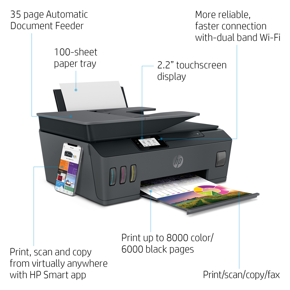 HP Smart Tank Plus 655 printer — compatible cartridges at FetchInk