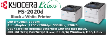 Kyocera FS-2020D printer — compatible cartridges at FetchInk