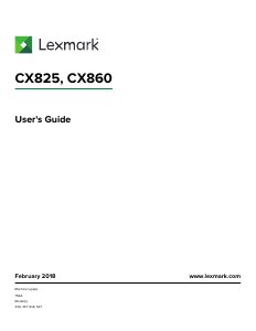 Lexmark CX860de printer — compatible cartridges at FetchInk