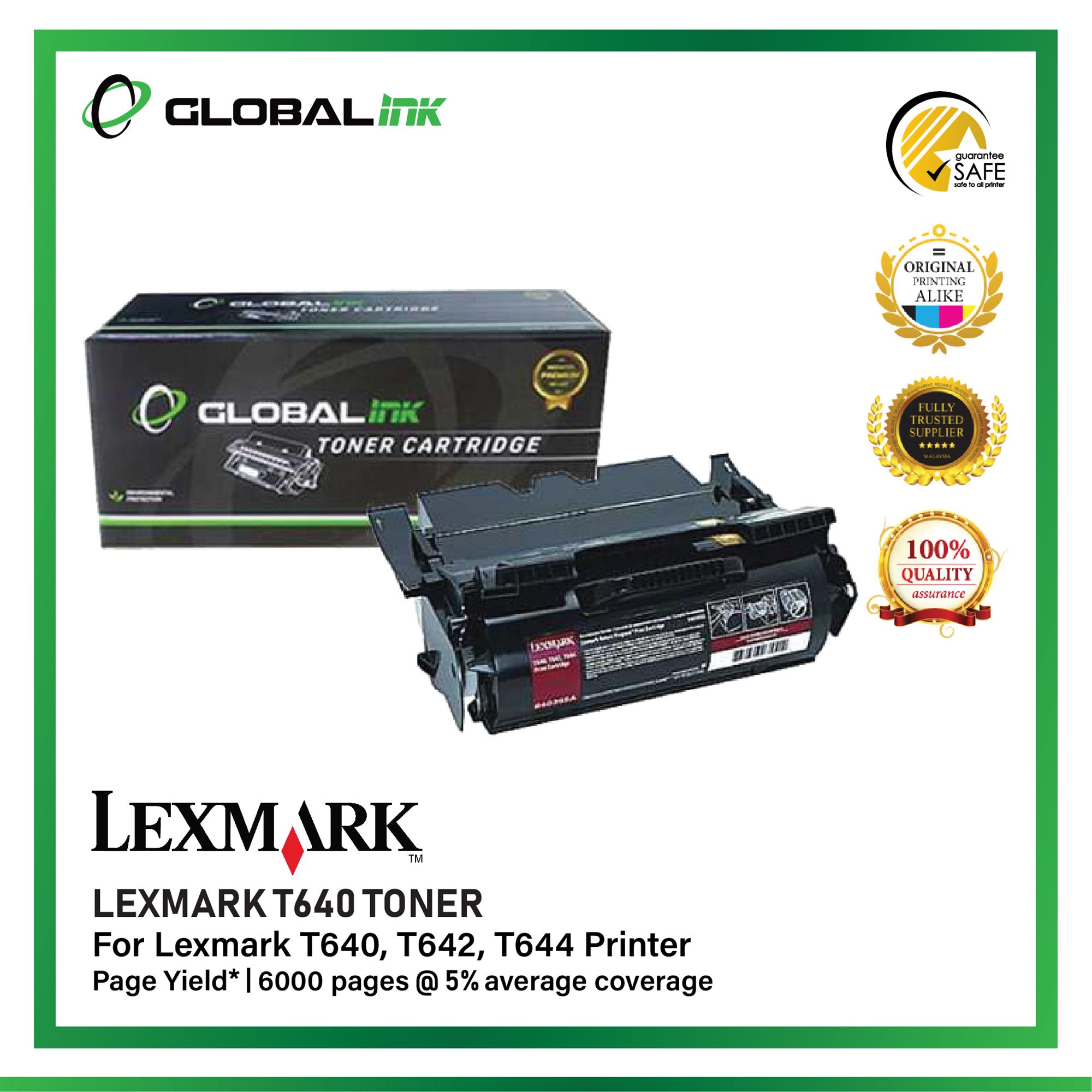 Lexmark T640 printer — compatible cartridges at FetchInk