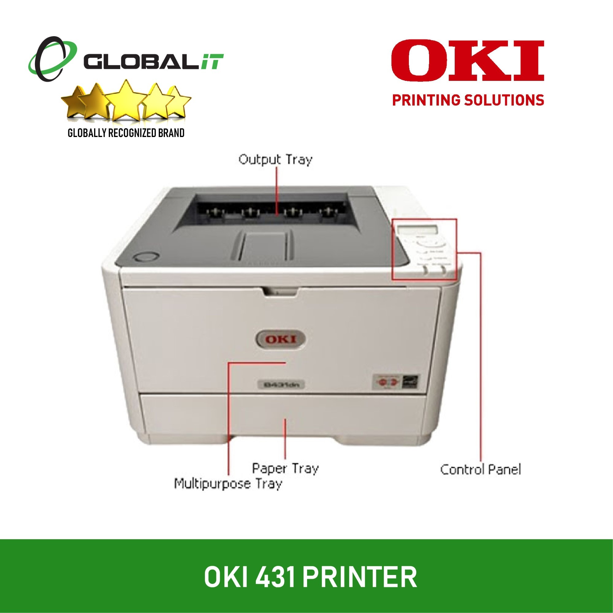 OKI B431dn printer — compatible cartridges at FetchInk