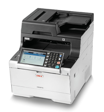 OKI MC853dnv printer — compatible cartridges at FetchInk